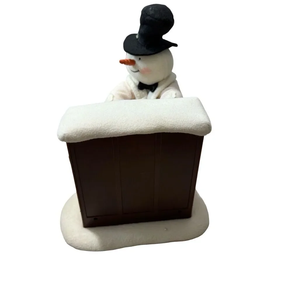 Hallmark 2005 Piano Playing Snowman Musical Christmas Lights & Animation READ